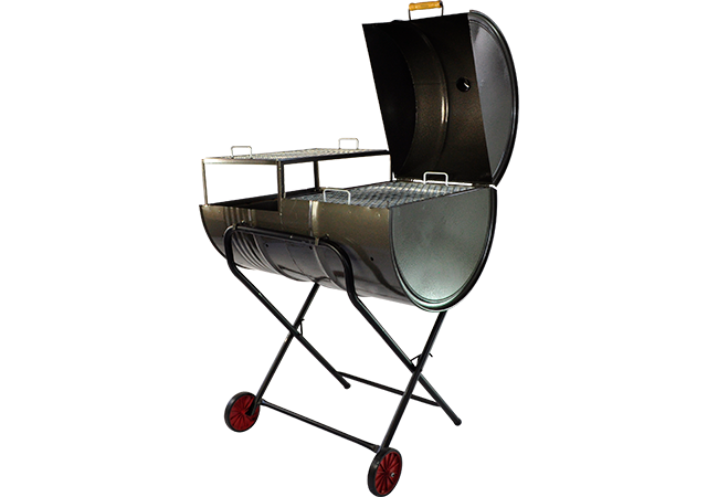 Churrasqueira Bafo e Grill com Rodas 200L